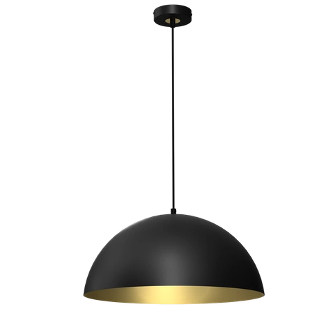 Lampa wisząca BETA BLACK/GOLD 1xE27 45cm