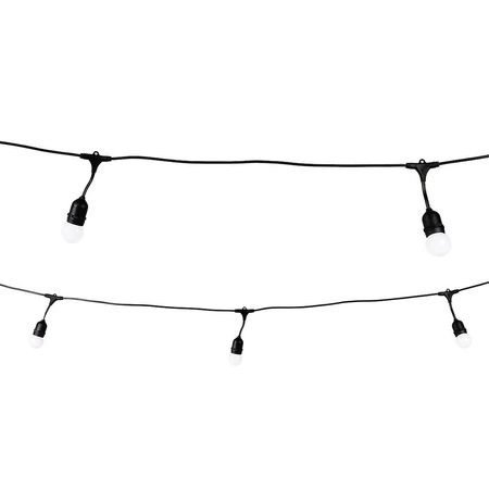 Girlanda zewnętrzna Summer Time 6,6m G45 Mleczna biel 3000K 36V 10xE27 IP44