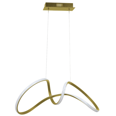 Lampa wisząca TESORO, ML7953, złota, 48W LED, barwa neutralna 4000K