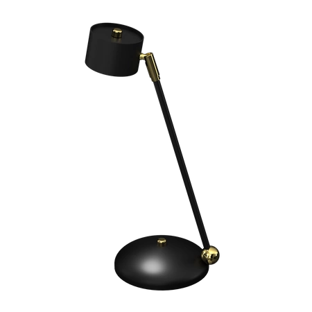 Lampka biurkowa ARENA, MLP7764, czarny/złoty, 1x11W GX53