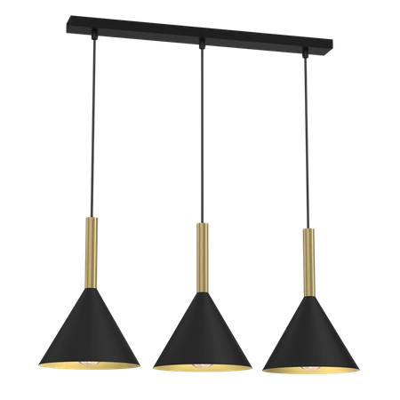 Lampa wisząca PERU BLACK 3xE27