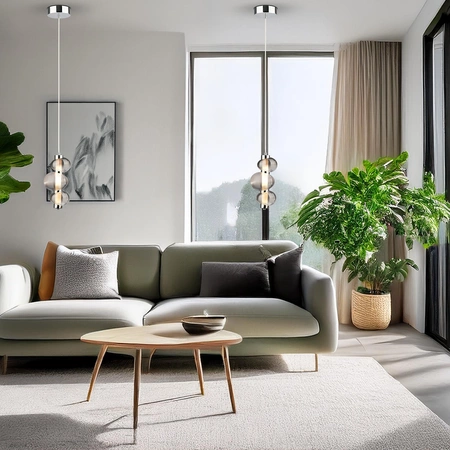 Lampa wisząca BOLLA SMOKED 12W LED