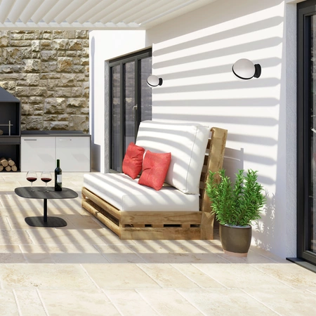 Kinkiet ogrodowy, elewacyjny kula CIRCULO 1xE27 śr 20cm