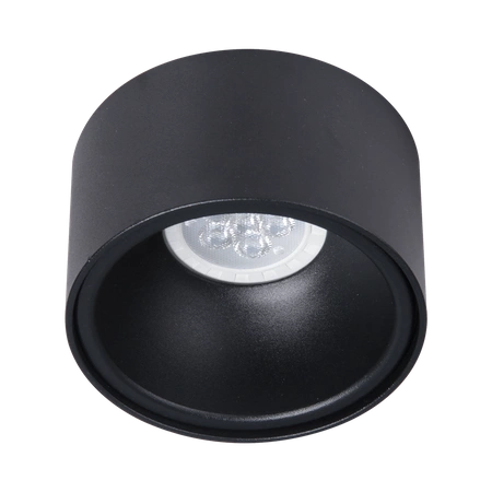 Oprawa podtynkowa sufitowa BALI ROUND BLACK śr. 9,6cm | czarny