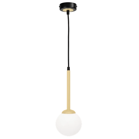 Lampa sufitowa nowoczesna PARMA I czarny/biały śr. 14cm