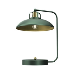 Lampka biurkowa FELIX GREEN/GOLD 1xE27