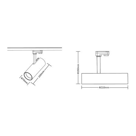 Reflektor Sumba 35W 2700/4000K Czarny 3 Obwodowy