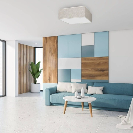 Lampa sufitowa LINO, MLP 7496, biały/szary, 3x60W E27