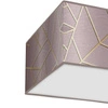 Lampa sufitowa ZIGGY PINK, MLP7588, różowy/złoty, 2x60W E27