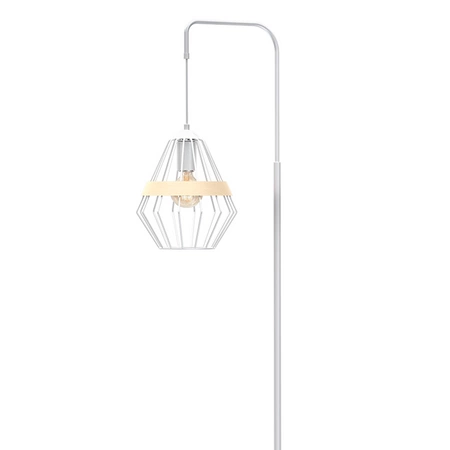 Lampa stojąca podłogowa INDUSTRIALNA CLIFF WHITE 1xE27 MLP5522