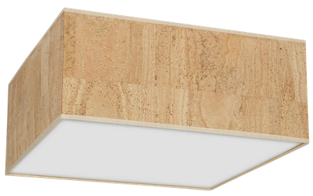 Lampa sufitowa CORK, MLP7518, biały/korkowy, 3x40W E27