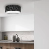 Lampa sufitowa SATINO, Ø50cm, czarny/srebrny, 3x60W E27, MLP7329