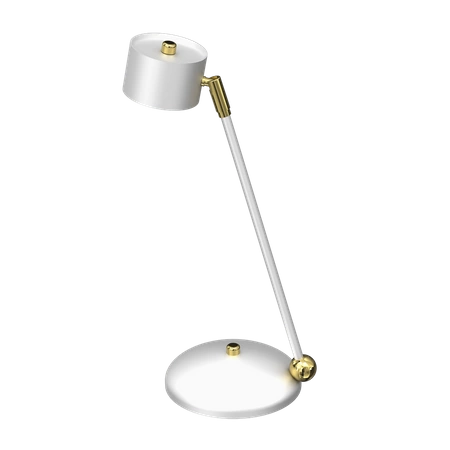 Lampka biurkowa ARENA, MLP7758, biały/złoty, 1x11W GX53