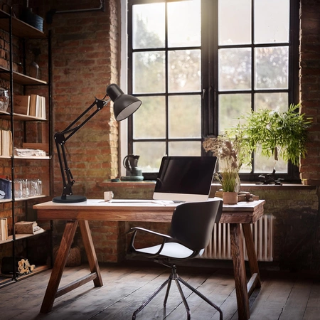 Lampka biurkowa NEXA Black 1xE27