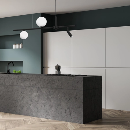 Lampa wisząca SIRIO, MLP8407, czarny/biały, 3x25W G9