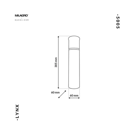 Lampa sufitowa LYNX, czarny/złoty, 1x40W E14, MZ5005