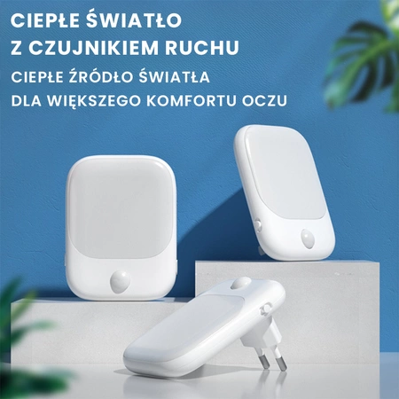 Lampka Wtykowa Pati 2700K + PIR