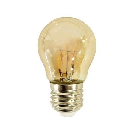 Żarówka FILAMENT LED E27 4W ciepła 3000K G45 gold spirala