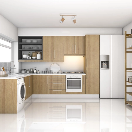 Lampa sufitowa nowoczesna reflektorek spot BARON II biały szer. 37cm