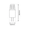 Żarówka LED 2,3W G4 12V 4000K Silikon
