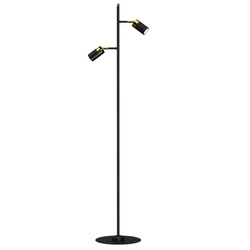 Lampa podłogowa JOKER BLACK/GOLD 1xGU10