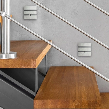 Oprawa schodowa LED 0,6W VOX barwa neutralna 4000K z czujnikiem ruchu PIR 12V EKS1510