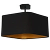 Lampa podsufitowa NAPOLI BLACK/GOLD 1xE27