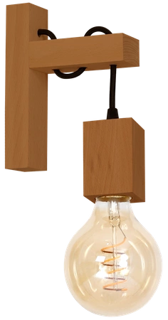 Kinkiet JACK, MLP4356, dąb, 1x60W E27