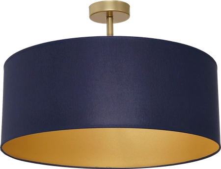Nowoczesna lampa sufitowa BEN NAVY BLUE/GOLD 3xE27 MLP6457