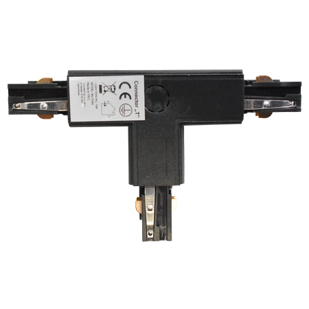 Łącznik szynoprzewodu 3-fazowego TRACK LIGHT, czarny, Typ: T DL, ML7090