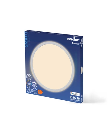 Lampa sufitowa OjaSmart LED 2700-6500K Biała zmienna (CCT) Plastik | Biały