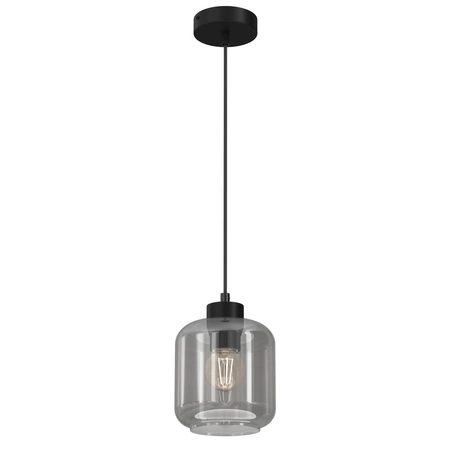 Lampa wisząca SOMBRA SMOKED, MLP8373, czarny/dymiony, 1x60W E27