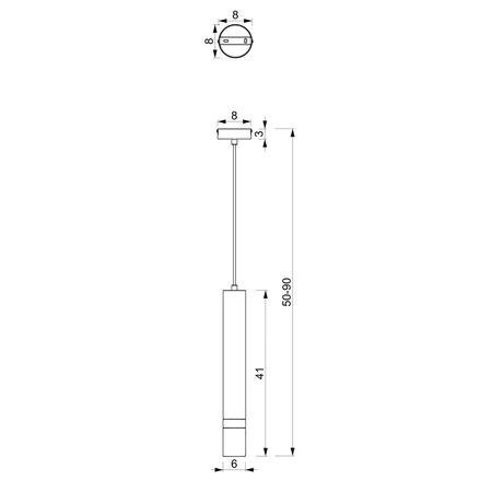 Lampa wisząca JOKER, zielony/złoty, 1x8W GU10, MLP7720