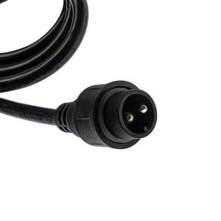 Girlanda EKO6918 10m bez żarówek E27 IP44 10 punktów | czarny