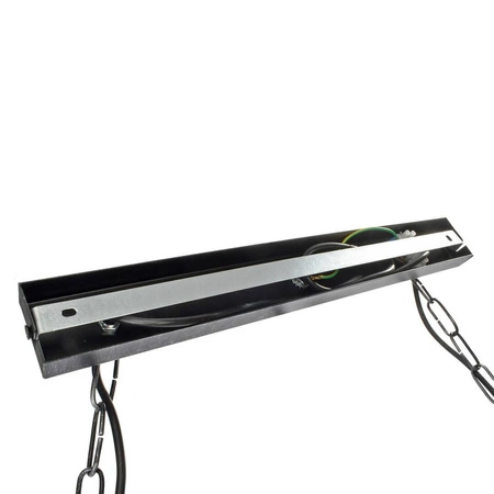 Lampa wisząca FARO BLACK / WOOD 2xE27 60W MLP6242