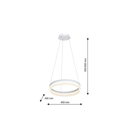 Lampa wisząca RING okrąg LED 40cm
