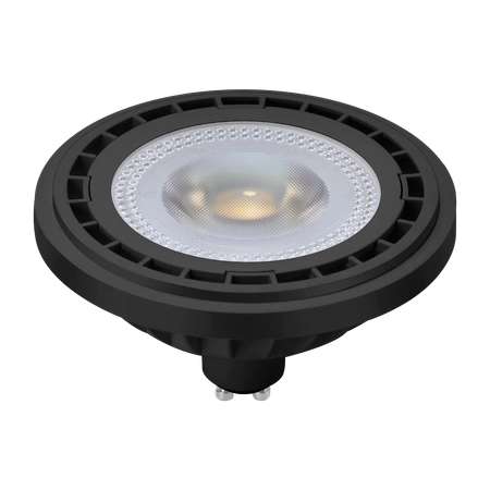 Żarówka LED 10W AR111 GU10 4000K/ Czarny