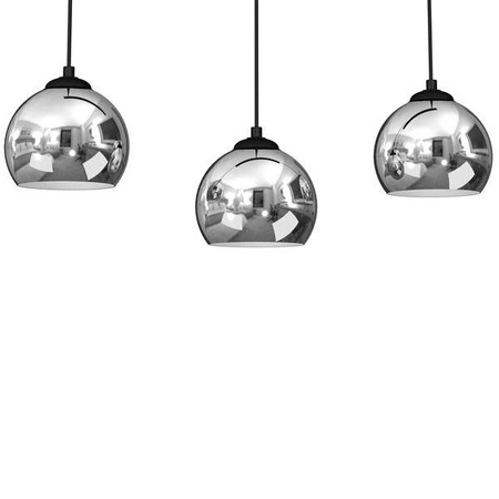 Lampa wisząca TORO, MLP7468, czarny/chrom, 3x40W E27