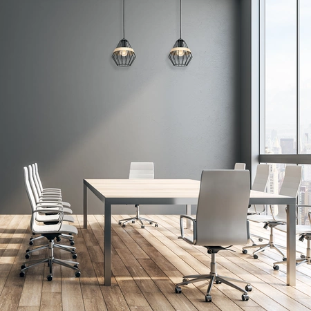 Lampa wisząca INDUSTRIALNA CLIFF BLACK 1xE27 MLP5524