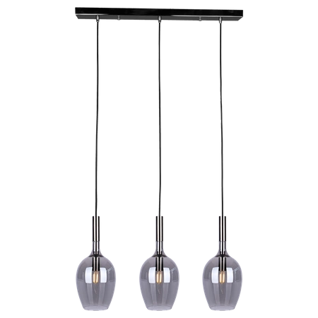 Lampa wisząca LUGANO SMOKED 3xE14
