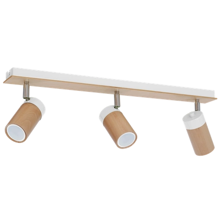 Lampa sufitowa nowoczesna reflektorek spot BARON III biały szer. 70cm