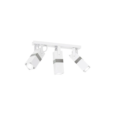 Nowoczesna lampa sufitowa VIDAR WHITE/CHROME 3xGU10 MLP6282