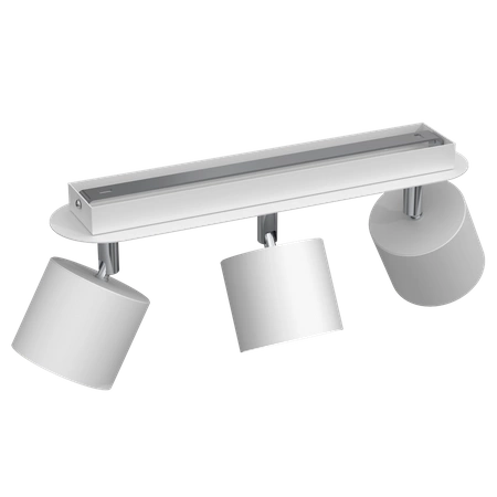 Lampa sufitowa DIXIE WHITE 3x GX53 szer. 34cm | biały