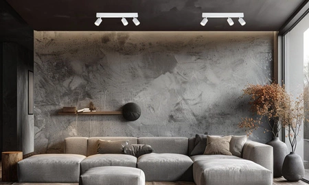 Lampa Sufitowa Magnet 9W+3xGU10 3000/4000K Biały