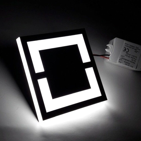 Oprawa schodowa 0,6W QUADRO zimna 6500K