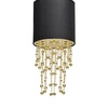 Nowoczesna lampa wisząca ALMERIA BLACK/GOLD 1xE27 MLP6439