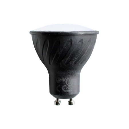 CZARNA ŻARÓWKA GU10 LED, EKZA268, 6W, BARWA: NEUTRALNA