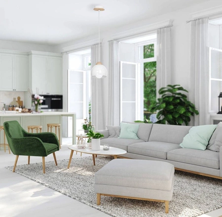 Lampa wisząca nowoczesna zwis kula DAMA I biały śr. 15cm