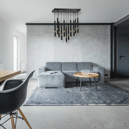 Lampa wisząca MONZA, MLP6386, czarny/złoty, 11x8W G9