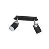 Lampa sufitowa nowoczesna reflektorek spot JOKER II czarny szer. 36cm